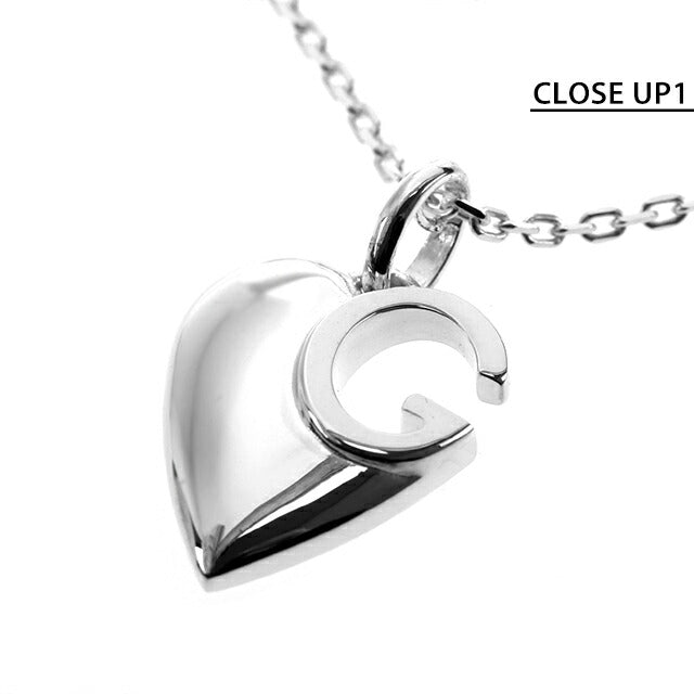 グッチ ネックレス レディース ブランド スターリングシルバー ハート 233963 J8400 8106 シルバー アクセサリー 233963-J8400-8106