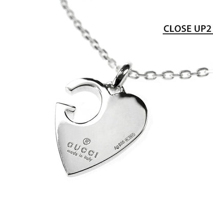 グッチ ネックレス レディース ブランド スターリングシルバー ハート 233963 J8400 8106 シルバー アクセサリー 233963-J8400-8106