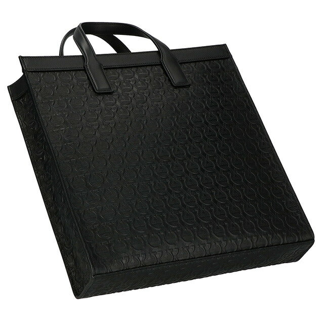 フェラガモ トートバッグ メンズ ブランド Ferragamo 240100CALF NER 740 865 ブラック 240100CALF-NER-740-865