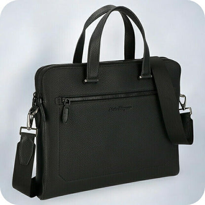 フェラガモ ビジネスバッグ メンズ ブランド Ferragamo 240133CALF NER 740 811 ブラック 240133CALF-NER-740-811