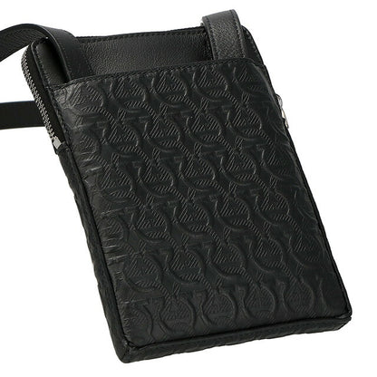 フェラガモ ショルダーバッグ メンズ ブランド Ferragamo 240311CALF NER 745 006 ブラック 240311CALF-NER-745-006