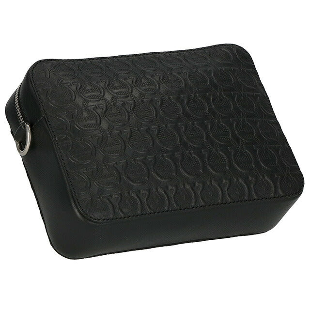 フェラガモ ショルダーバッグ メンズ ブランド Ferragamo 240426CALF NER 745 704 ブラック 240426CALF-NER-745-704