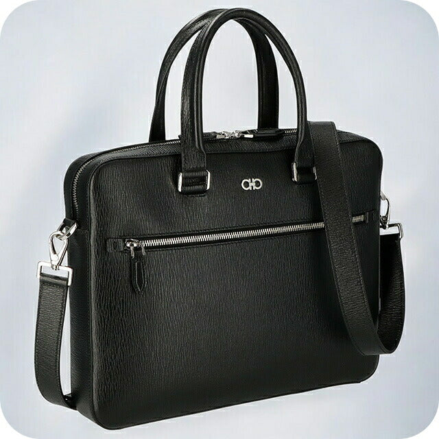 フェラガモ ビジネスバッグ メンズ ブランド Ferragamo 240986CALF NER 753 418 ブラック 240986CALF-NER-753-418