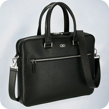フェラガモ ビジネスバッグ メンズ ブランド Ferragamo 240986CALF NER 753 418 ブラック 240986CALF-NER-753-418