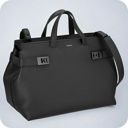 フェラガモ トートバッグ メンズ ブランド Ferragamo 241232CALF NER 769 757 ブラック 241232CALF-NER-769-757