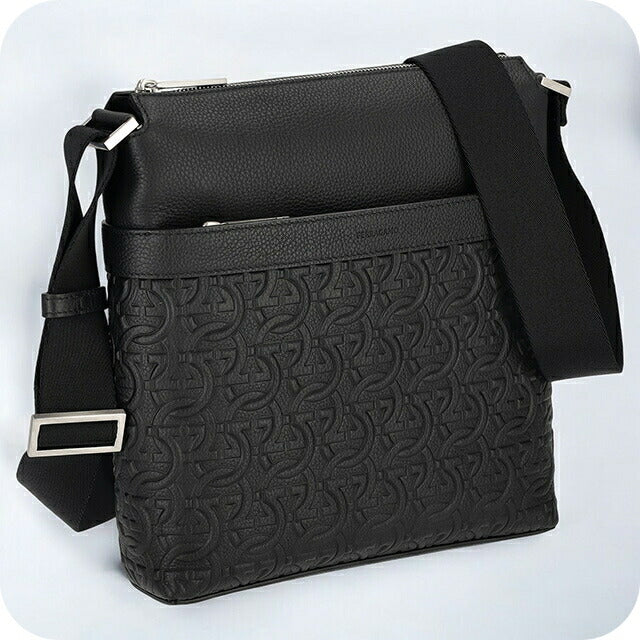 フェラガモ ショルダーバッグ メンズ ブランド Ferragamo 241484CALF NER 769 480 ブラック 241484CALF-NER-769-480