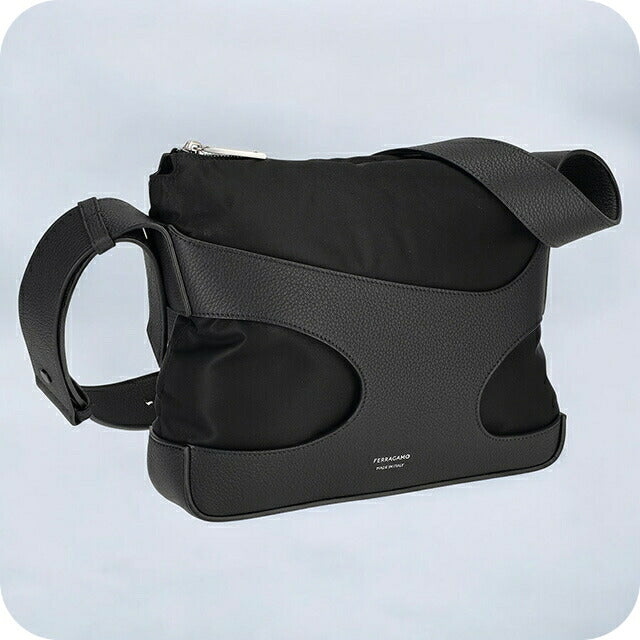 フェラガモ ショルダーバッグ メンズ ブランド Ferragamo 241499CALF NER 770 081 ブラック 241499CALF-NER-770-081