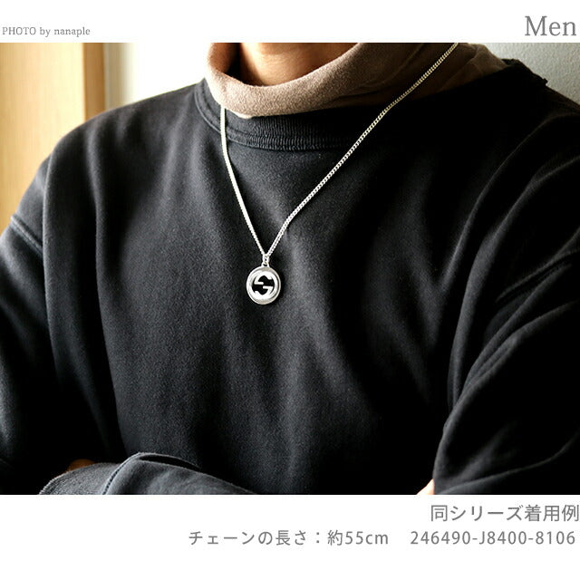 グッチ ネックレス 246490-J8400-8106【限定品】 GUCCI グッチ ネックレス Gマーク 246490-J8400-8106