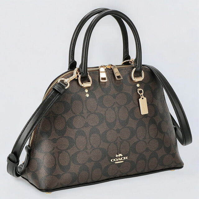 コーチ ハンドバッグ レディース ブランド COACH シグネチャー 2558 IMAA8 1 ブラウン/ブラック 2558-IMAA8-1