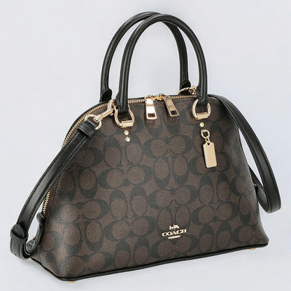 コーチ ハンドバッグ レディース ブランド COACH シグネチャー 2558 IMAA8 1 ブラウン/ブラック 2558-IMAA8-1