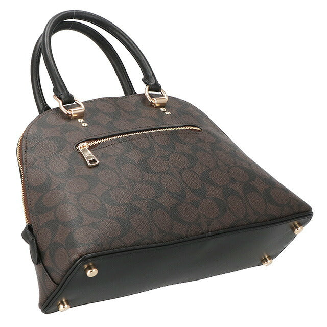 コーチ ハンドバッグ レディース ブランド COACH シグネチャー 2558 IMAA8 1 ブラウン/ブラック 2558-IMAA8-1