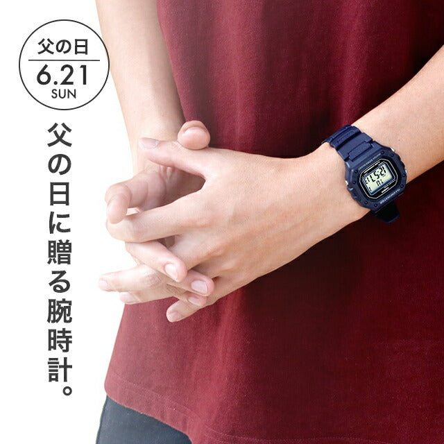 ＼父の日 ギフトセット／ カシオ チープカシオ CASIO クォーツ 電池式 FD-W-218H 海外モデル ユニセックス チプカシ メンズ レディース 腕時計 ブランド カシオ casio デジタル ブラック 黒 選べるモデル プレゼント 実用的 30代 40代 夫