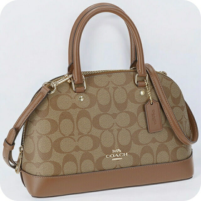 コーチ ハンドバッグ レディース ブランド COACH シグネチャー 27583 IME74 1 ベージュ/ライトブラウン 27583-IME74-1