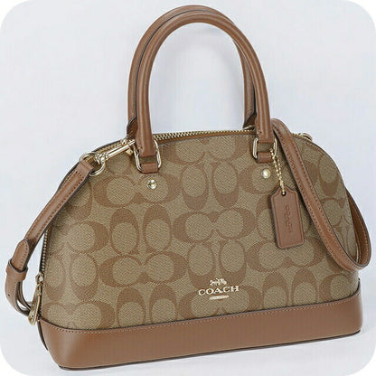 コーチ ハンドバッグ レディース ブランド COACH シグネチャー 27583 IME74 1 ベージュ/ライトブラウン 27583-IME74-1