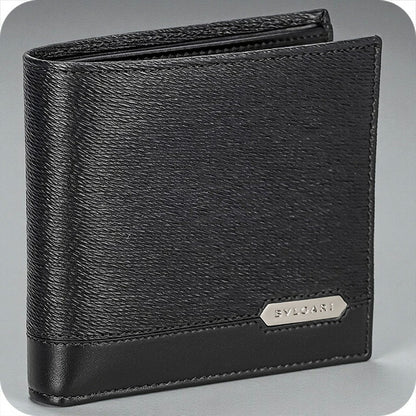 ブルガリ 二つ折り財布 メンズ ブランド BVLGARI 280899 BLK ブラック ウォレット 高級 おしゃれ プレゼント 実用的