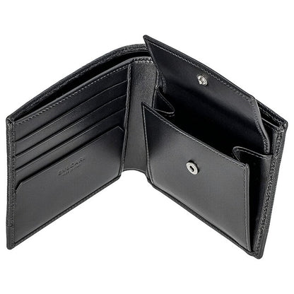 ブルガリ 二つ折り財布 メンズ ブランド BVLGARI 280899 BLK ブラック ウォレット 高級 おしゃれ プレゼント 実用的