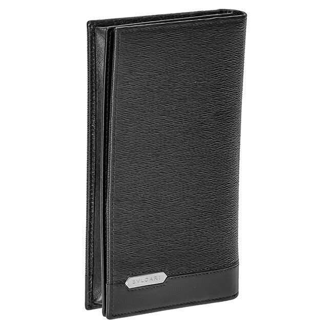 ブルガリ 長財布 メンズ ブランド BVLGARI レザー 280922 BLK ブラック