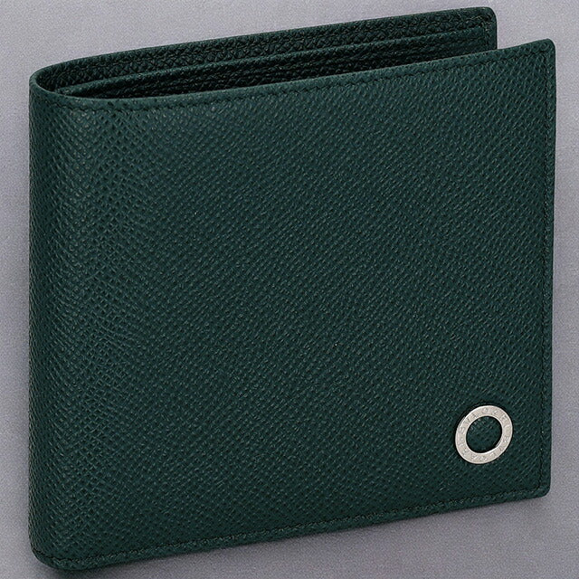 ブルガリ 二つ折り財布 メンズ ブランド BVLGARI 282101 TEATO ブルーグリーン 282101-TEATO