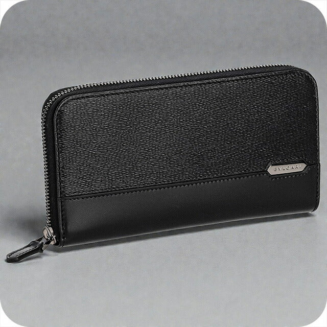 ブルガリ 長財布 メンズ ブランド BVLGARI 282778 BLK ブラック ウォレット 高級 おしゃれ プレゼント 実用的