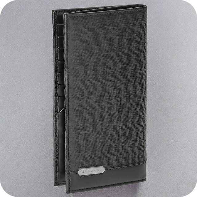 ブルガリ 長財布 メンズ ブランド BVLGARI 282852 BLK ブラック 282852 
