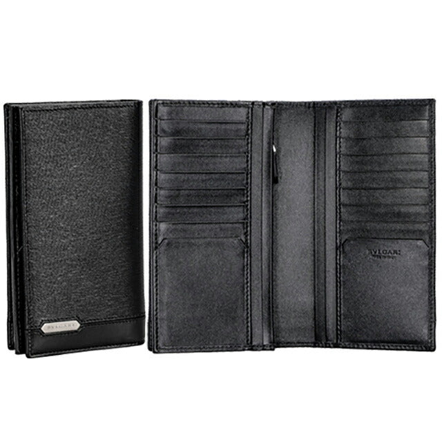 ブルガリ 長財布 メンズ ブランド BVLGARI レザー 284731 BLK ブラック 284731-BLK