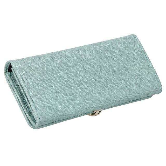 ブルガリ 長財布 レディース ブランド BVLGARI レザー 287301 GLATU ターコイズ 287301-GLATU