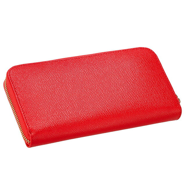 ブルガリ 長財布 レディース ブランド BVLGARI レザー 288182 SSCOR レッド 288182-SSCOR