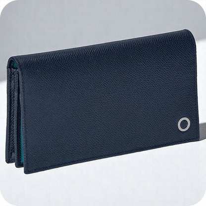 ブルガリ 長財布 メンズ ブランド BVLGARI レザー 288259 ネイビー 288259-BL-ME