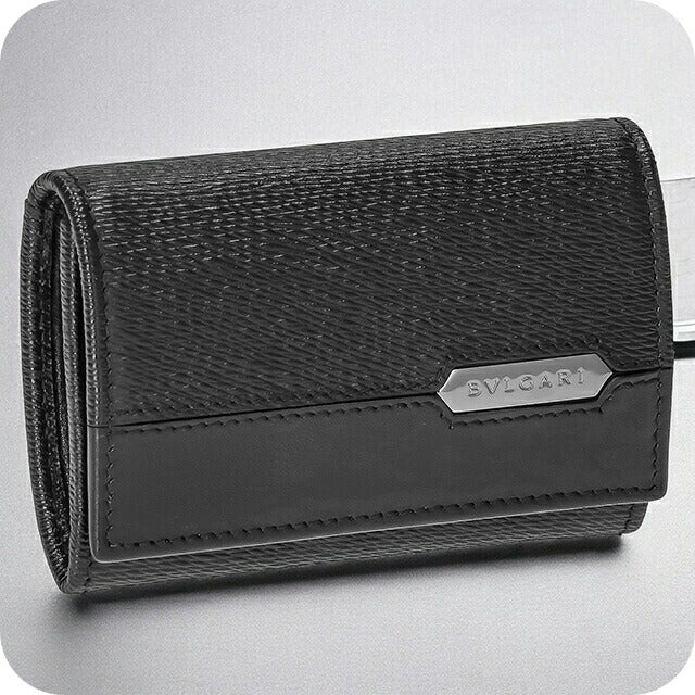 ブルガリ コインケース メンズ ブランド BVLGARI レザー 288489 BLK ブラック 288489-BLK