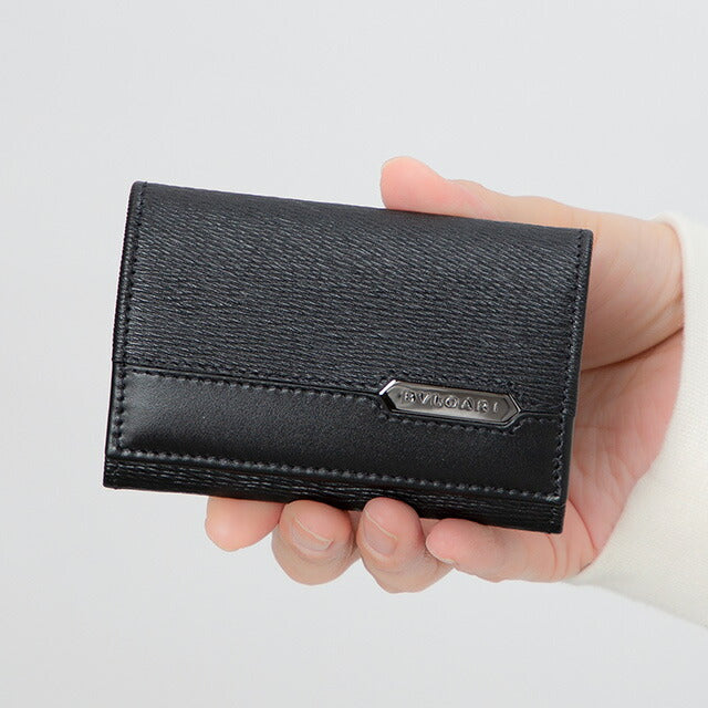 ブルガリ コインケース メンズ ブランド BVLGARI レザー 288489 BLK ブラック 288489-BLK