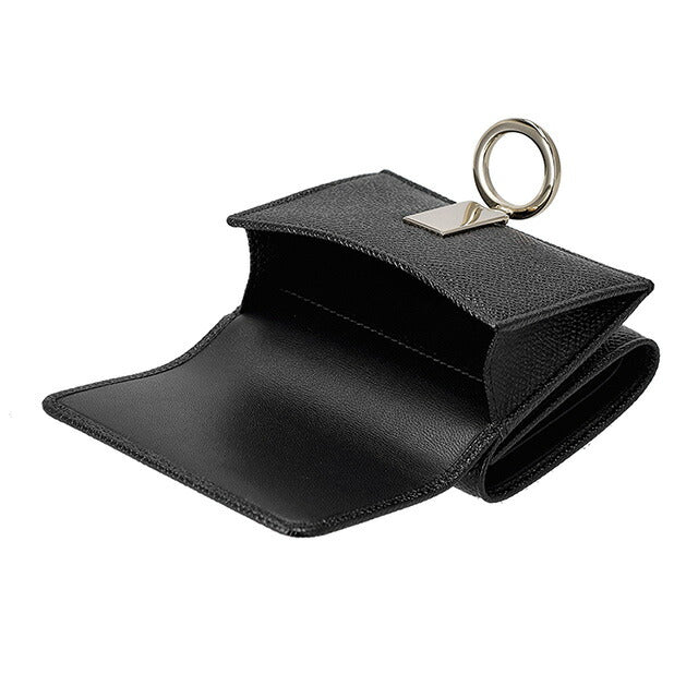 ブルガリ 三つ折り財布 レディース ブランド BVLGARI 288648 BLK ブラック ウォレット 高級 おしゃれ プレゼント 実用的