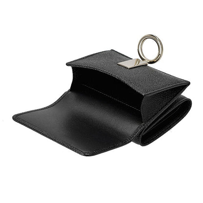 ブルガリ 三つ折り財布 レディース ブランド BVLGARI 288648 BLK ブラック ウォレット 高級 おしゃれ プレゼント 実用的