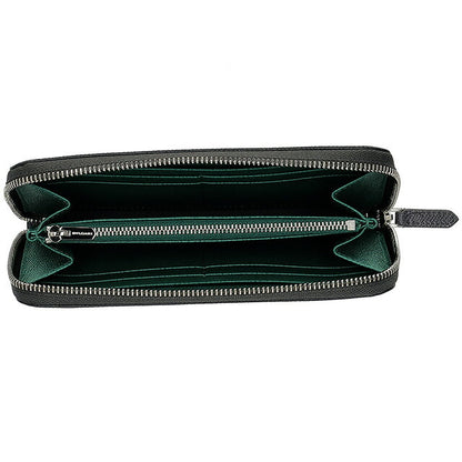 ブルガリ 長財布 メンズ ブランド BVLGARI 289101 CHADI チャコール/グリーン 289101-CHADI