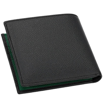 ブルガリ 二つ折り財布 メンズ ブランド BVLGARI 289111 CHADI チャコール/グリーン 289111-CHADI