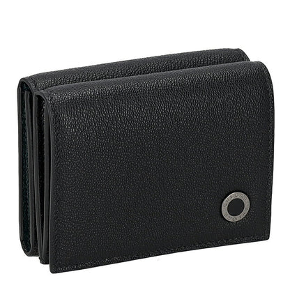ブルガリ 三つ折り財布 三折財布 レディース ブランド BVLGARI 291681 BLK ブラック/グリーン