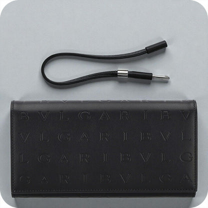 ブルガリ 長財布 レディース ブランド BVLGARI 291750 BLK ブラック/グリーン ウォレット 高級 おしゃれ プレゼント 実用的