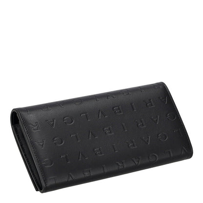 ブルガリ 長財布 レディース ブランド BVLGARI 291750 BLK ブラック/グリーン ウォレット 高級 おしゃれ プレゼント 実用的