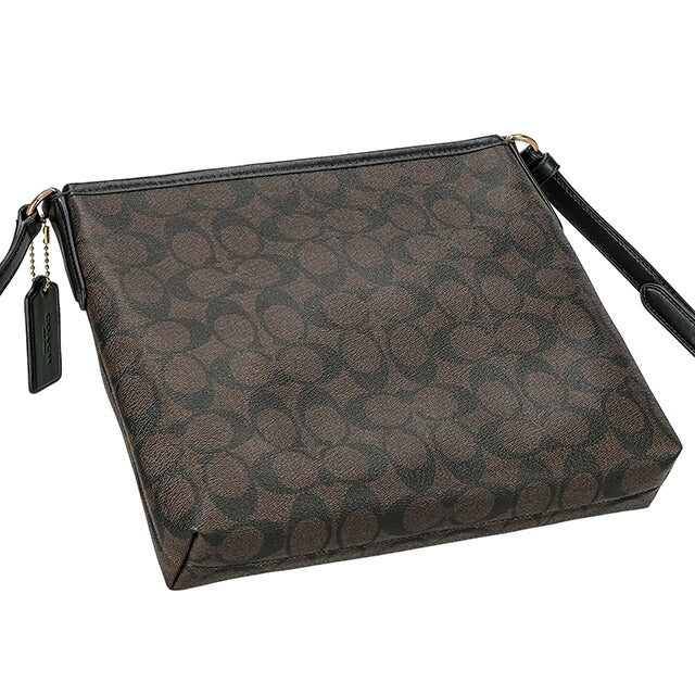 コーチ ショルダーバッグ レディース ブランド COACH シグネチャー 29210 IMAA8 1 ブラウン/ブラック 29210-IMAA8-1
