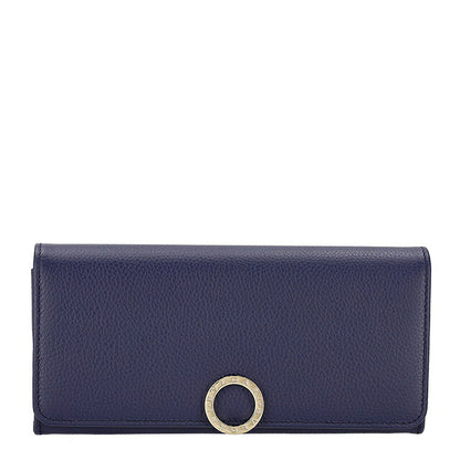 Bvlgari long wallet ladies brand BVLGARI 292965 BLBER navy/light pink