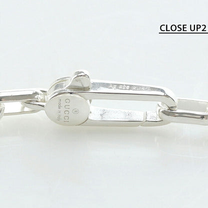 グッチ ブレスレット メンズ ブランド インターロッキングG XL チェーン シルバー925 295711 J8400 8106 シルバー アクセサリー 295711-J8400-8106-17
