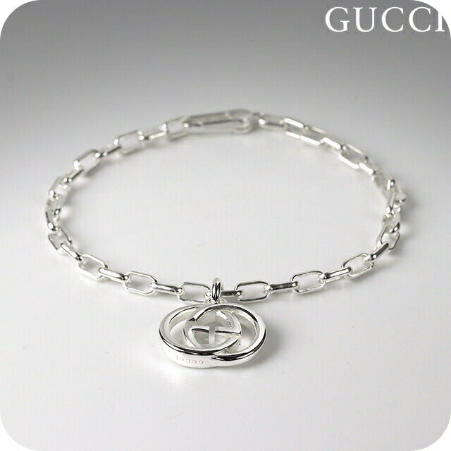 グッチ ブレスレット GUCCI インターロッキングG XL チェーン シルバー925 メンズ 295711 J8400 8106 シルバー アクセサリー 記念品 プレゼント ギフト 295711-J8400-8106-19