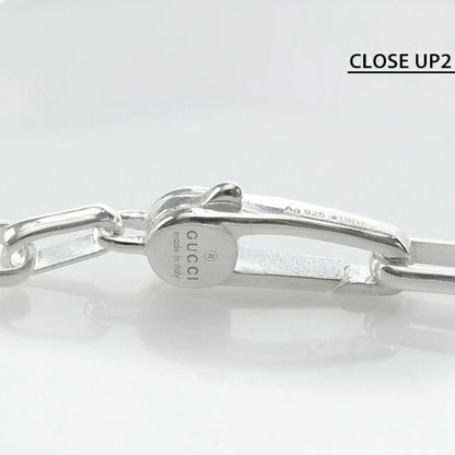 グッチ ブレスレット メンズ ブランド インターロッキングG XL チェーン シルバー925 295711 J8400 8106 シルバー アクセサリー 295711-J8400-8106-21