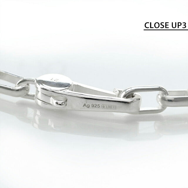 グッチ ブレスレット メンズ ブランド インターロッキングG XL チェーン シルバー925 295711 J8400 8106 シルバー アクセサリー 295711-J8400-8106-21