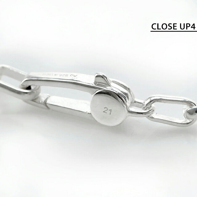 グッチ ブレスレット メンズ ブランド インターロッキングG XL チェーン シルバー925 295711 J8400 8106 シルバー アクセサリー 295711-J8400-8106-21