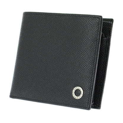 ブルガリ 二つ折り財布 メンズ ブランド BVLGARI 30396GRAIN BLK ブラック 30396GRAIN-BLK