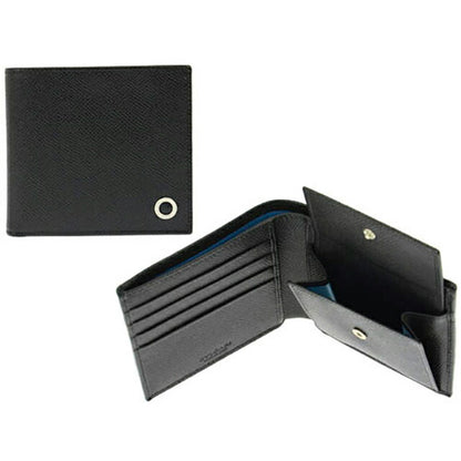 ブルガリ 二つ折り財布 メンズ ブランド BVLGARI 30396GRAIN BLK ブラック 30396GRAIN-BLK