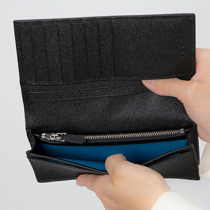 ブルガリ 長財布 メンズ ブランド BVLGARI 30398 BLK ブラック 30398-BLK