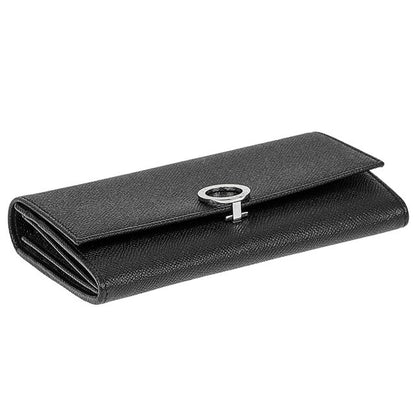 ブルガリ 長財布 メンズ レディース ブランド BVLGARI レザー 30414GRAIN BLK ブラック 30414GRAIN-BLK