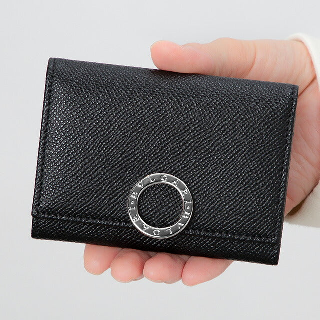 ブルガリ 名刺入れ メンズ ブランド BVLGARI レザー 30420GRAIN BLK ブラック 30420GRAIN-BLK