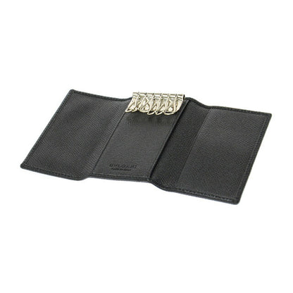 ブルガリ キーケース メンズ レディース ブランド BVLGARI レザー 30422GRAIN BLK ブラック 30422GRAIN-BLK